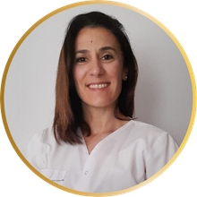 Foto de la Lic. Paula Domenech, nutricionista